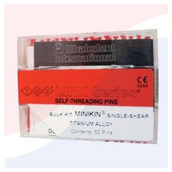 TMS Link Titanium Minikin Red .425mm Single Shear Pack of 50