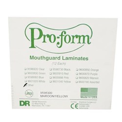 Mouthguard PROFORM Yellow and Maroon