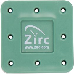 Zirc Magnetic Bur Block - Small - 8 Holes - Green