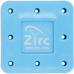 Zirc Magnetic Bur Block - Small - 8 Holes - Neon Blue