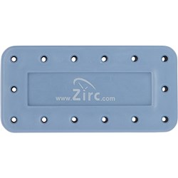 Zirc Magnetic Bur Block - Large - 14 Holes - Blue