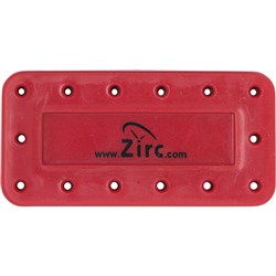 Zirc Magnetic Bur Block - Large - 14 Holes - Red