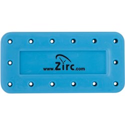 Zirc Magnetic Bur Block - Large - 14 Holes - Neon Blue