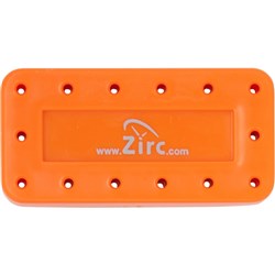 Zirc Magnetic Bur Block - Large - 14 Holes - Neon Orange