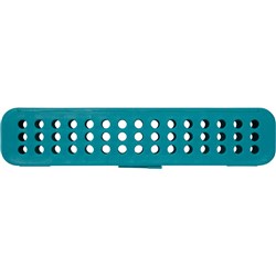 STERI CONTAINER Standard Teal 20.64  x 5.08  x 3.81cm