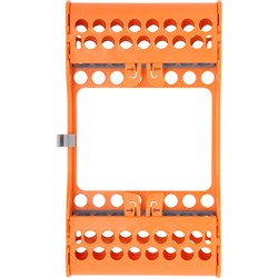 E Z Jett SLIM 8 Cassette Neon Orange 20.15x11.26x2.85cm