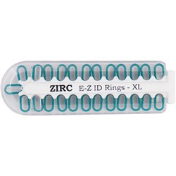 E Z ID Rings for Instruments XLarge Green Pack of 25