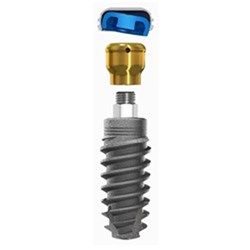 Locator Implant+Abutment 4.9mm Dia 8mm Length 2.5mm Cuff