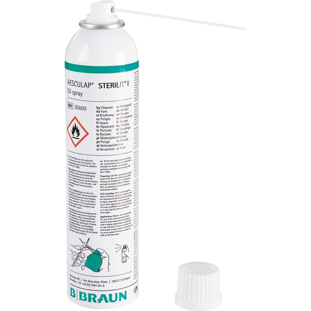 Spray désinfectant et lubrifiant Steril Cleaner 300 ml