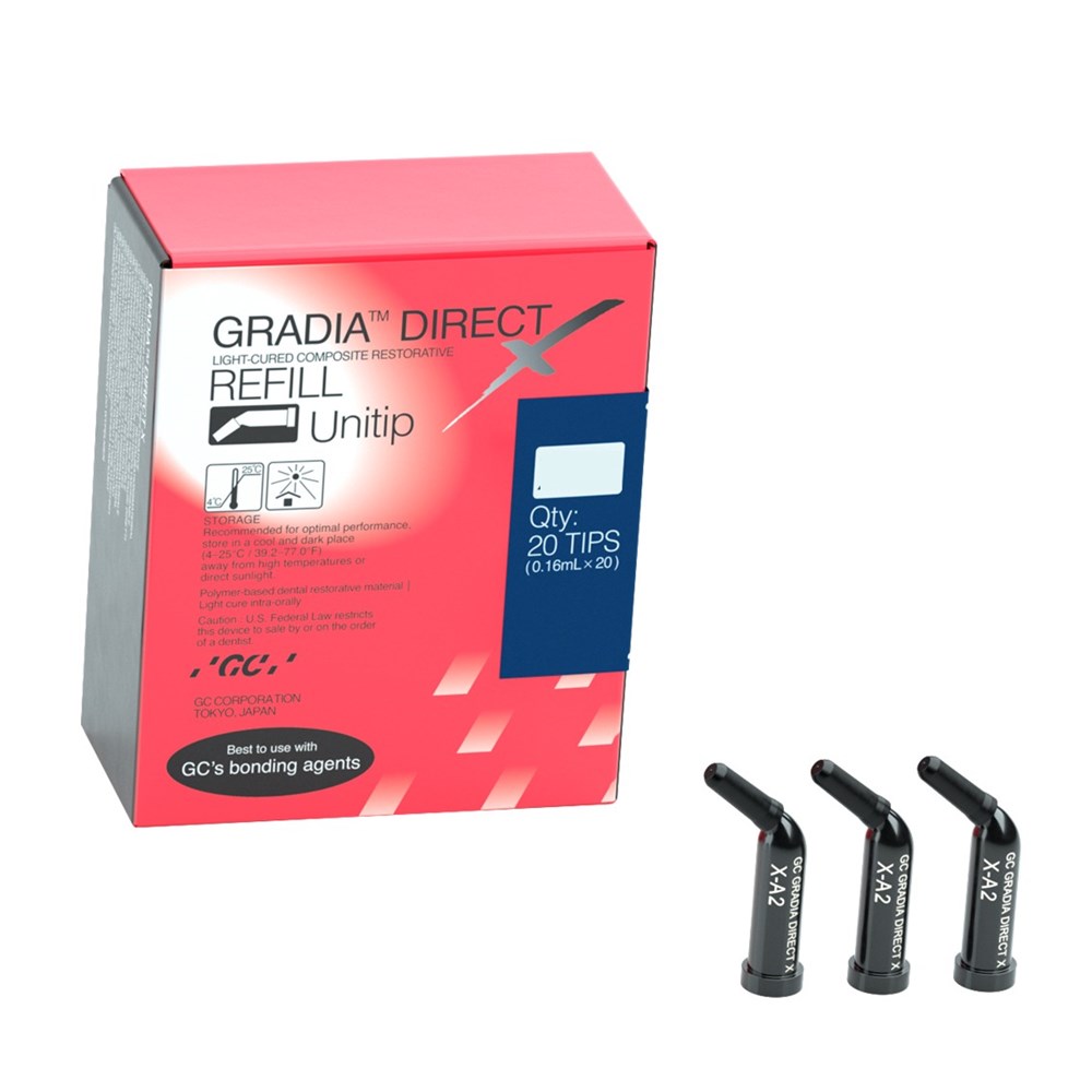 thumbnail image 2 of GC Gradia Direct Hybrid Resin Composite - P-A2 (20 Units/Pack) 003356 2 of 4