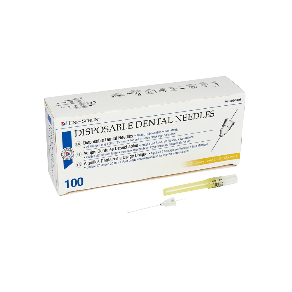 DU-0700056051 - Aspirato Cannula Petito 16 MM Yellow pack of 5 pieces -  Henry Schein Australian dental products, supplies and equipment