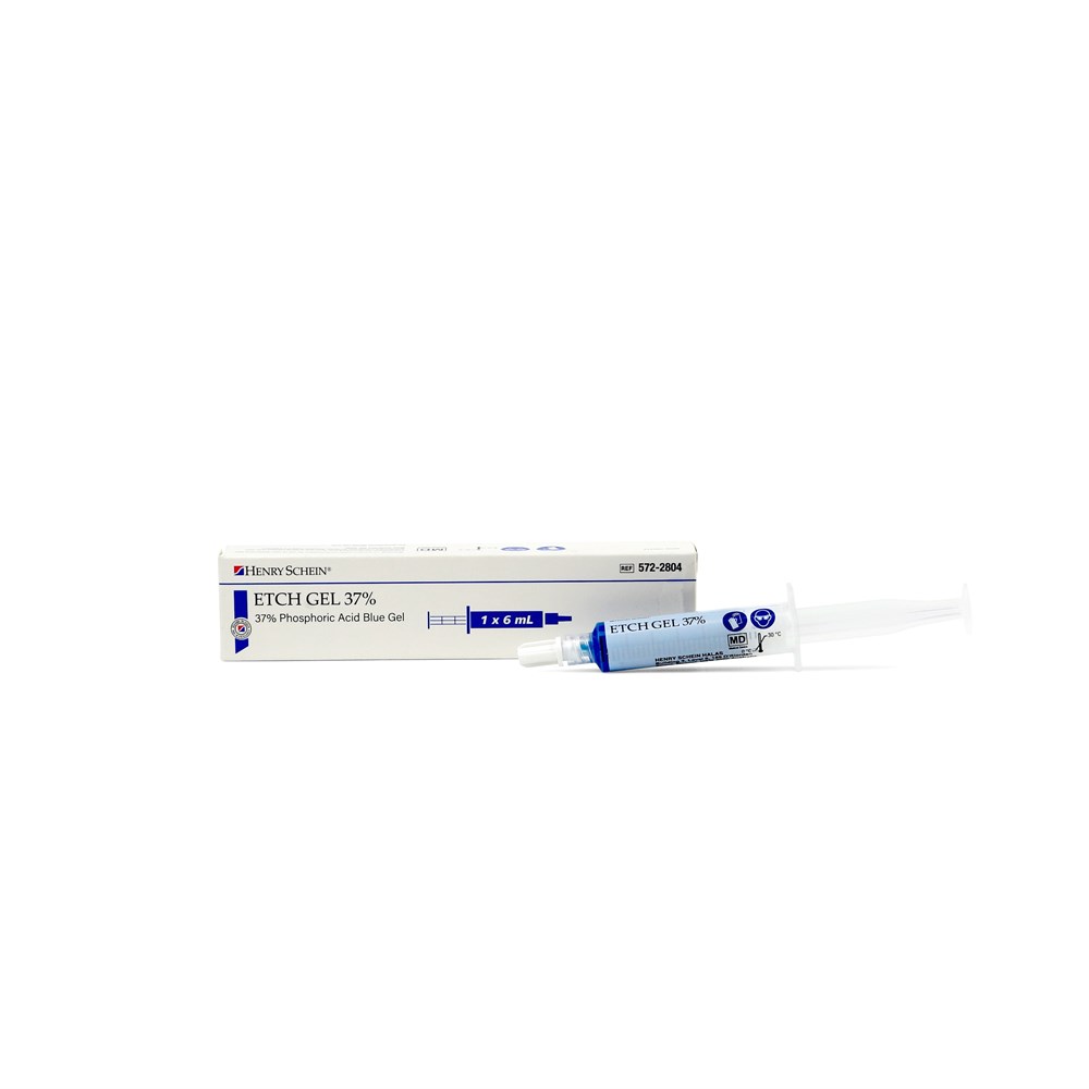 HS-5722804 - Henry Schein Blue Etch Gel - 37% Phosphoric Acid - 6ml Syr ...