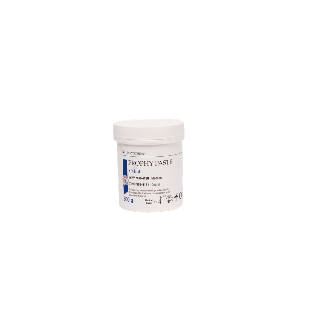 HS9884180 HENRY SCHEIN Prophy Paste Medium Mint 300g jar Henry