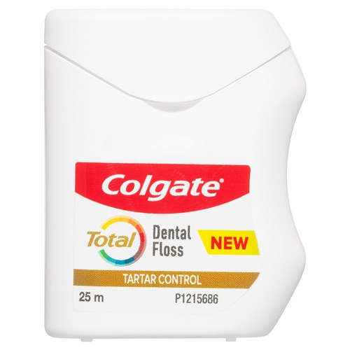 CG-1222780N - Colgate Total Tartar Control Dental Floss 25m x 6