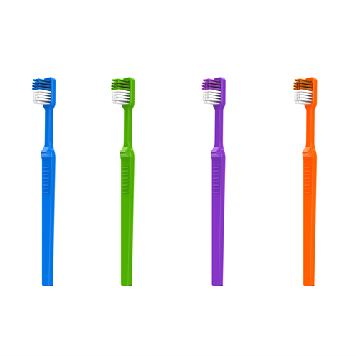 HSA-5702837 ACCLEAN Toothbrush 34 tufts Adult 72 per box 4 Colours
