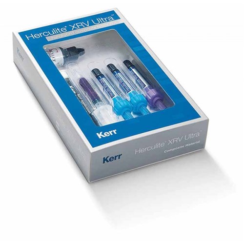 KERR Herculite XRV Ultra Syringe Kit 3X Syringes, 1X Optibond Solo Plus, 1X Gel Etchant 