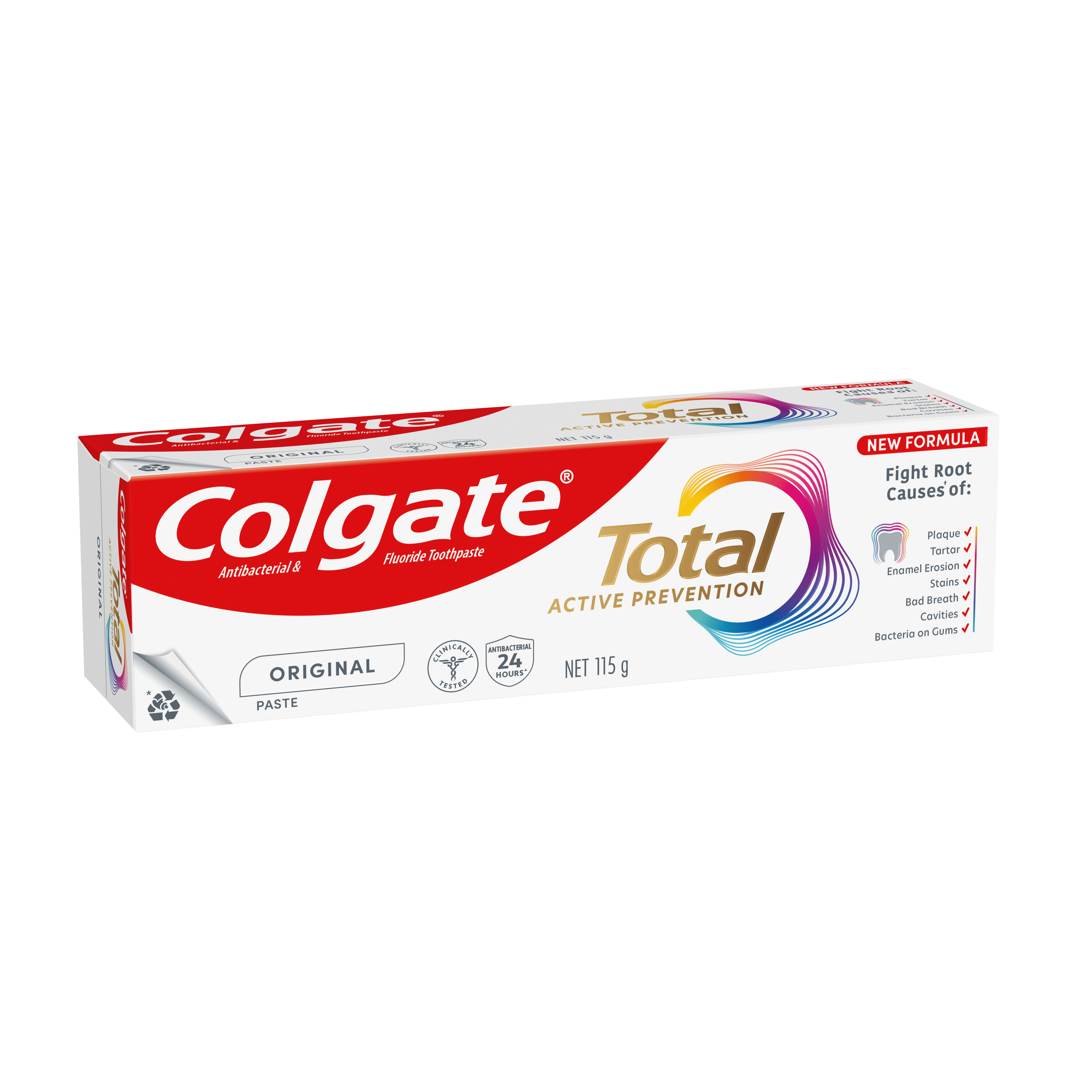 Colgate Total Gray Colgate Toothpaste - Total Original - 115g Tubes, 12-Pack | Toothpaste ...