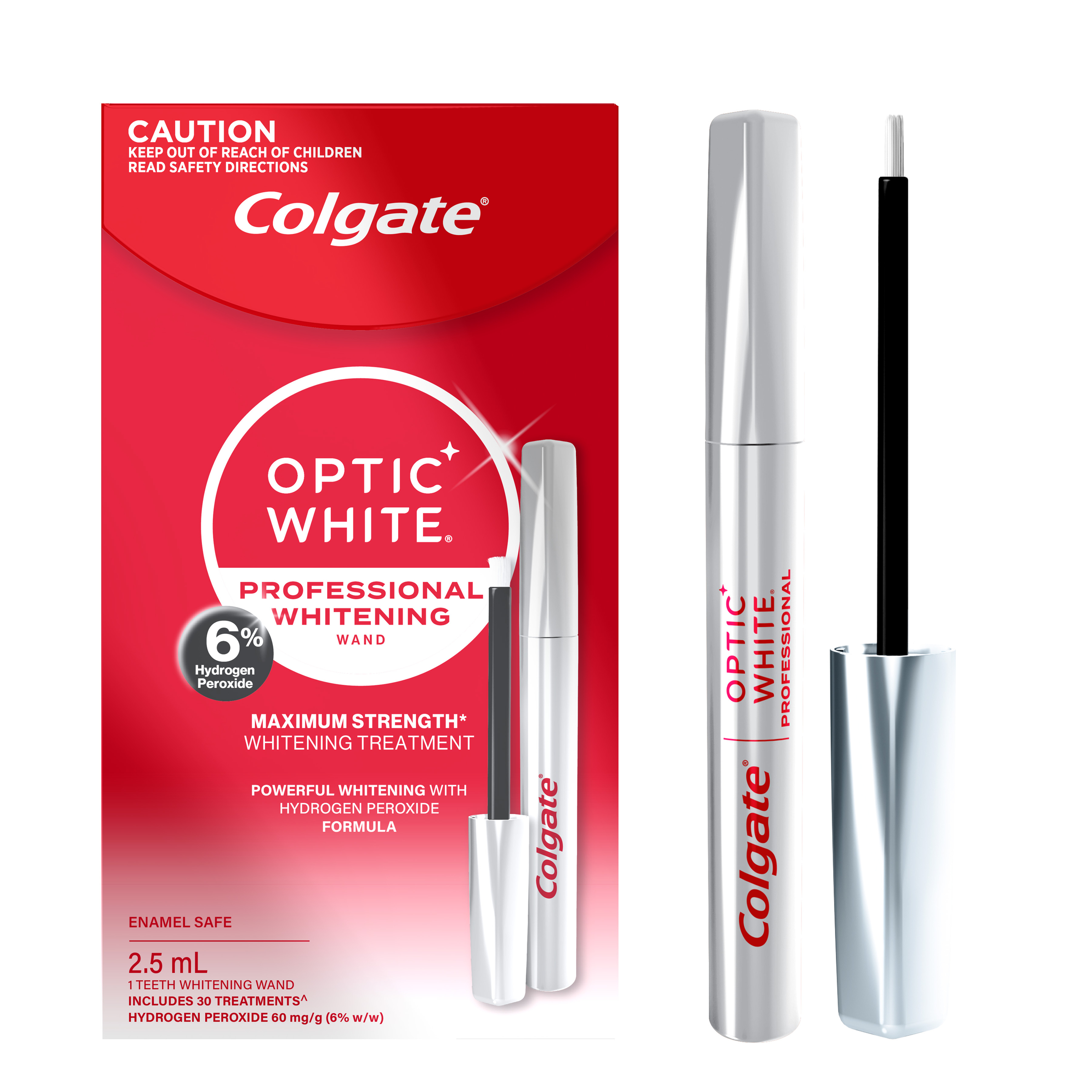 Colgate Optic White Light Up 6% Wand Refill Kit 2.5ml - Henry Schein ...