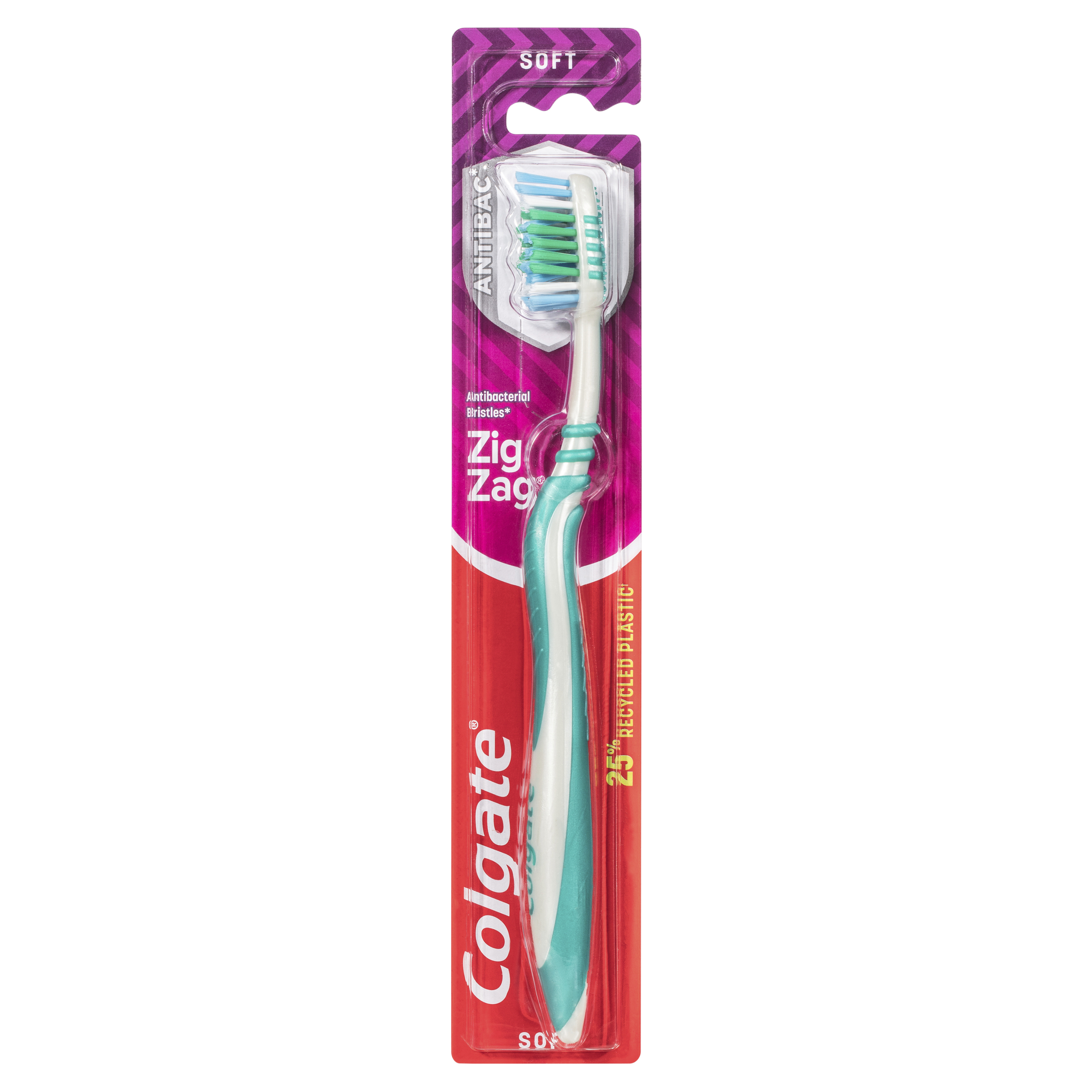 Cg-61012429 - Colgate Zig Zag Manual Toothbush - Soft Antibaterial 