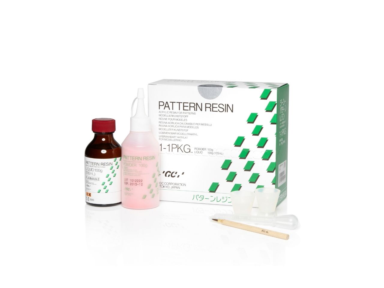 Pattern Resinmodell GC PATTERN RESIN Kit - Low Shrinkage Modelling Resin - 100g Powder and ...