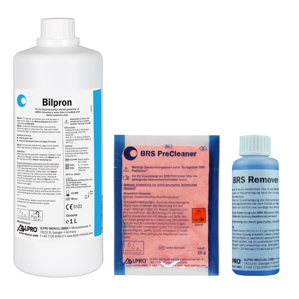 Alpro Biofilm-Removing-Set with Bilpron | Waterline - Henry Schein