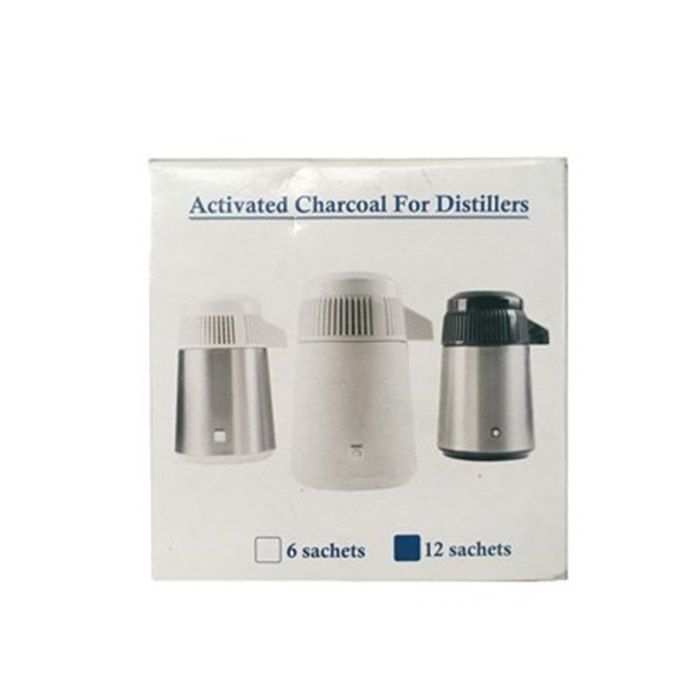 for Water Distillers Activated Charcoal filter sachets 6 pack 