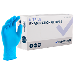  HSE-5724319-C - Essentials Nitrile Gloves Blue Powder Free S Carton 10 x 100