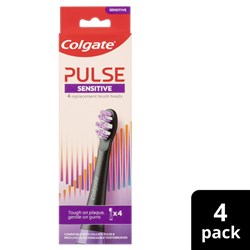 Colgate Pulse Electric Toothbrush Sensitive Head Refill PK of 4