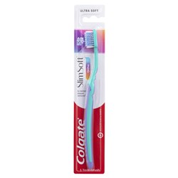 CG-CN07341A - Colgate Manual Toothbrush - Slim Soft Ortho - V-Trimmed bristle system - Soft Bristles, 12-Pack