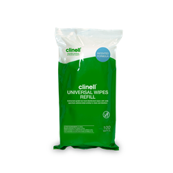 GM1-CWTUB100RAUS - Clinell Universal Wipes Refill Tub of 100
