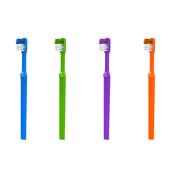 HSA-5702837 ACCLEAN Toothbrush 34 tufts Adult 72 per box 4 Colours