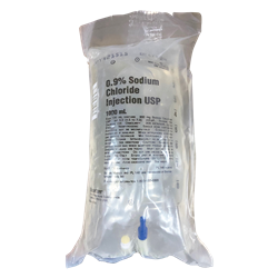 RG-T21324X - Saline Bag for Irrigation - Sodium Chloride 0.9 - 1L Bag