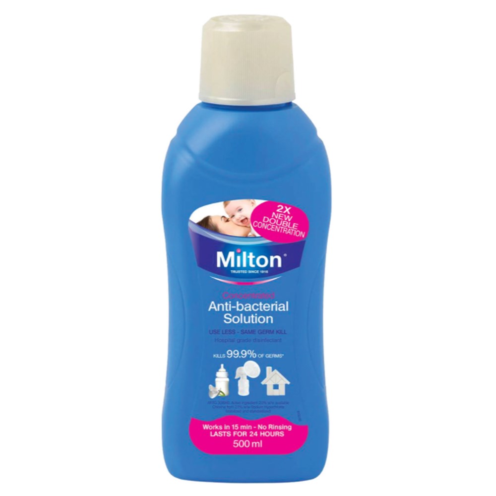 Milton Solution 2% Concentrate 500ml Bottle Surface Henry