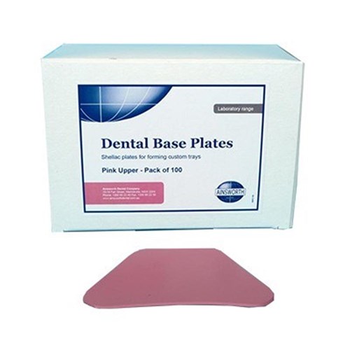 Ainsworth Base Plate - 1.4mm Thickness - Pink - Upper, 100-Pack
