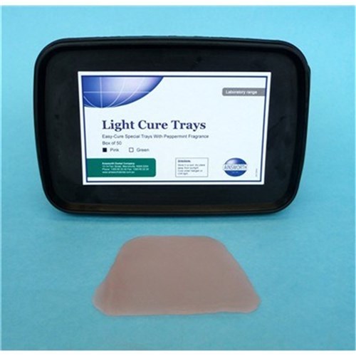 A1AILCT50G Light Cure Tray Green Pack of 50 Henry Schein