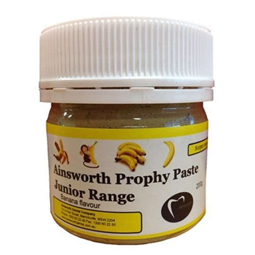 Ainsworth Junior Prophylaxis Paste - Banana Flavour, 200g Jar