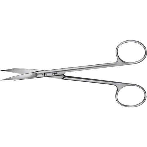 Aesculap Gum Scissors - GOLDMAN-FOX - 1 Blade Toothed - DO251R - 130mm