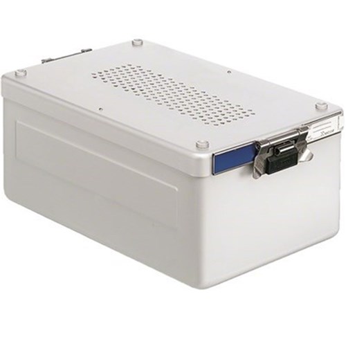 Aesculap Sterile Container - Serated with Lid - 315mm x 190mm x 130mm