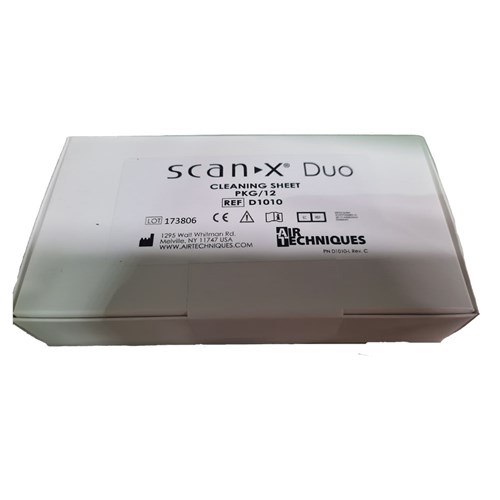 Air Techniques ScanX Duo Cleaning Sheets, 12-Pack