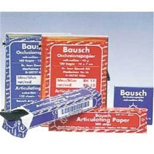 BAUSCH Articulating Paper BK05 Blue 300 Strips in Box 200u