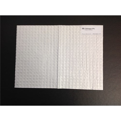 CELLONAP Paper Bib Large 4ply White 300x500mm Carton of 500