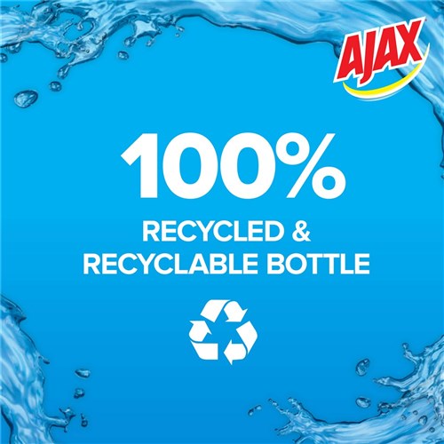 AJAX SPRAYn'WIPE - Glass Cleaner - 500ml Trigger Spray Bottle, 8-Pack