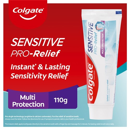 Colgate Toothpaste - Sensitive ProRelief Multi - 110g, 12-Pack