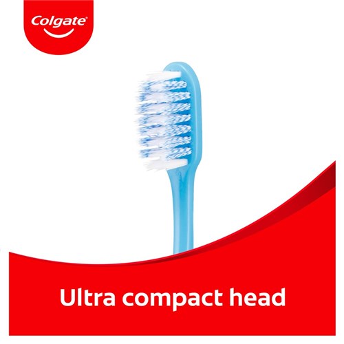 Colgate Manual Toothbrush - Slim Soft Ortho - V-Trimmed bristle system - Soft Bristles, 12-Pack