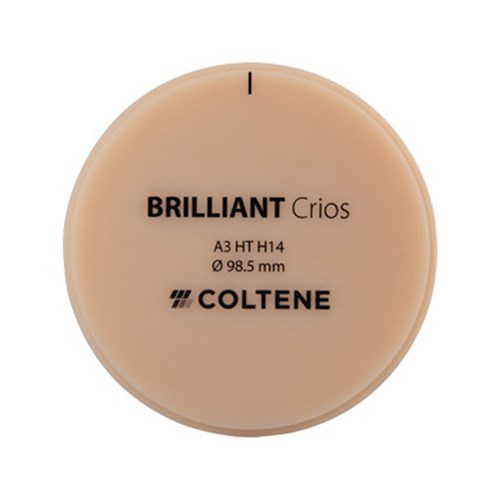 Coltene BRILLIANT Crios Disc - Shade A3 - High Translucent - Size H14 - 14 x 98.5mm