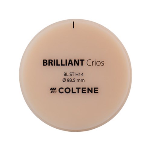 Coltene BRILLIANT Crios Disc - Bleach - Super Translucent - Size H14 - 14 x 98.5mm