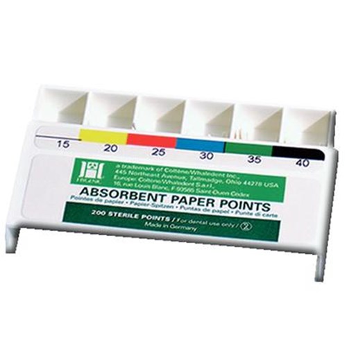 Cw H02130 Hygenic Paper Points Size 15 40 Box Of 200 White