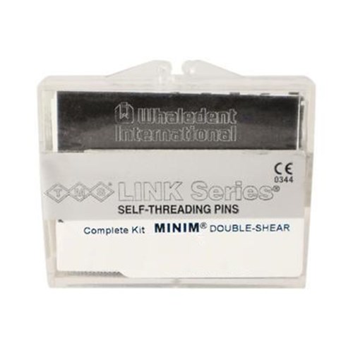TMS Link Minim Double Shear Pin Diam .525mm Silver Pk 50