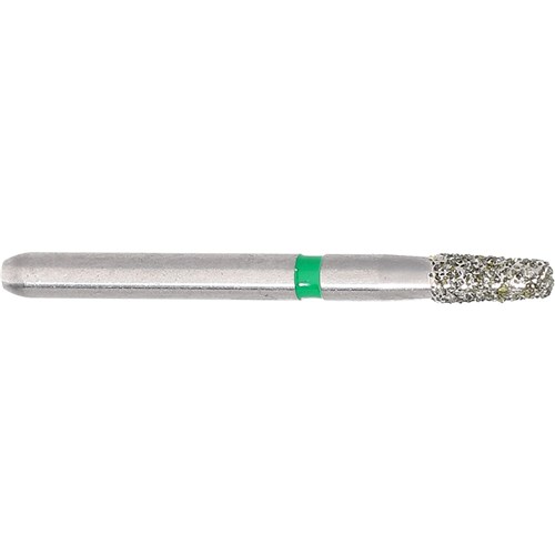Komet Diamond Bur - 6845KR-018 - Tapered Round Edge - Coarse - High Speed, Friction Grip (FG), 5-Pack