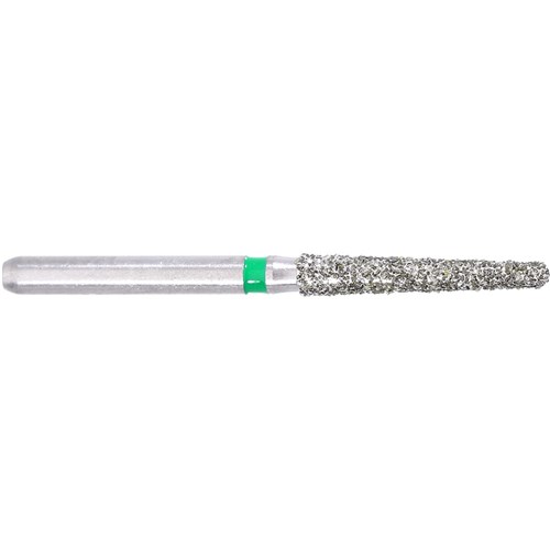 Komet Diamond Bur - 6850-018 - Tapered Round Long - Coarse - High Speed, Friction Grip (FG), 5-Pack